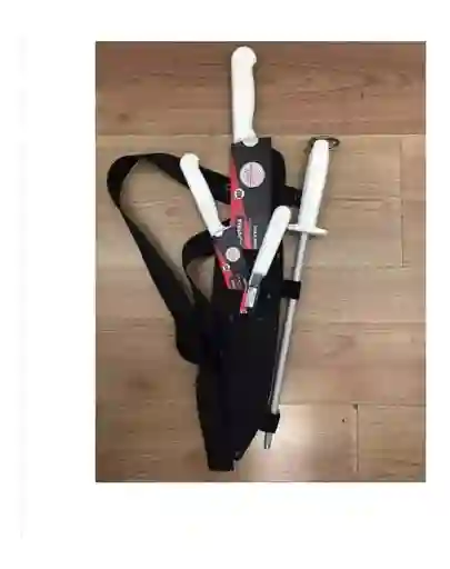 Cuchillos Tramontina Para Chef Con Chaira De 10 Pulgadas Blanco