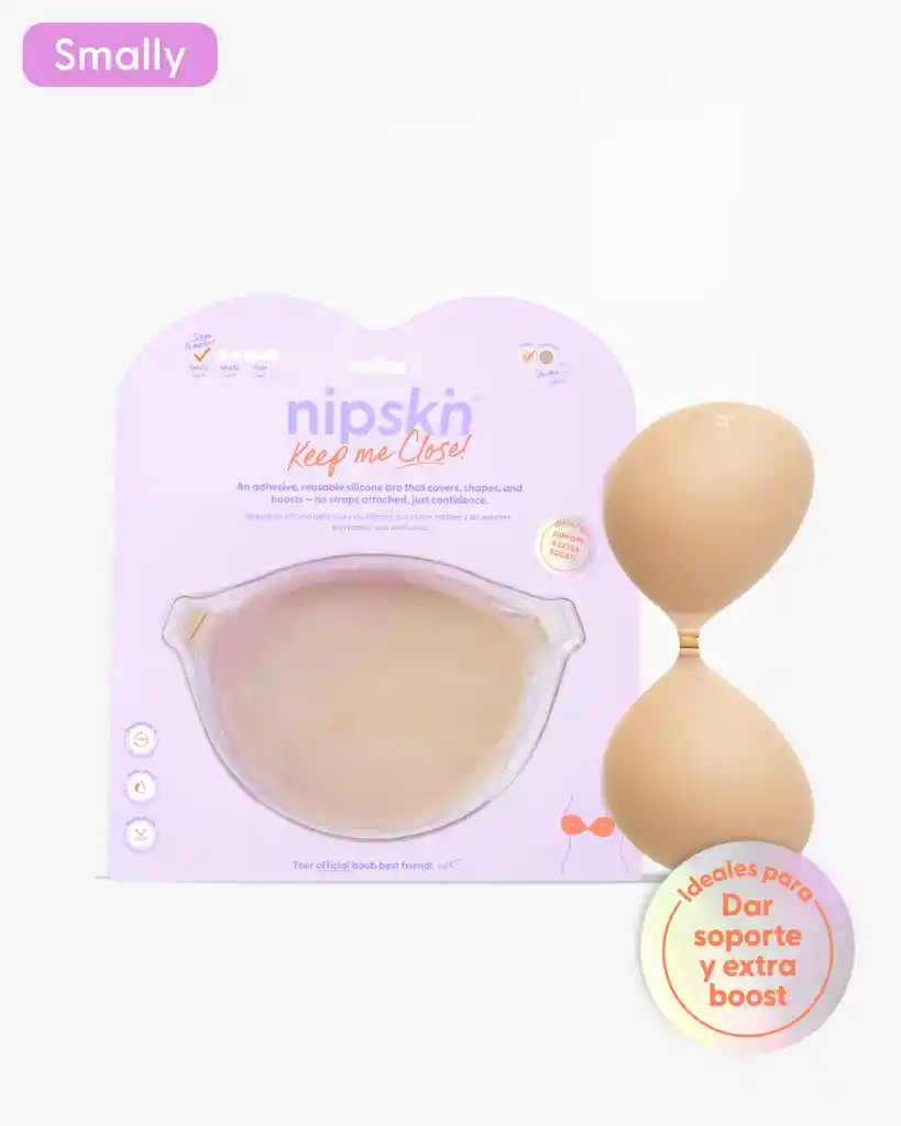 Brasier Invisible Adhesivo De Silicona, Smally (copa A) / Latte - Nipskin®
