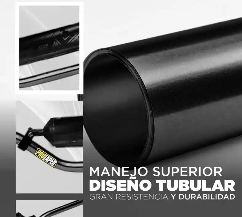 Manubrio Protaper Tubular 7/8 Bajo Puff Reforzada Universal Negro