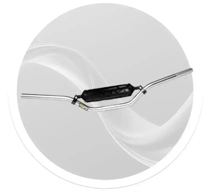 Manubrio Protaper Tubular 7/8 Bajo Puff Reforzada Universal Plateado