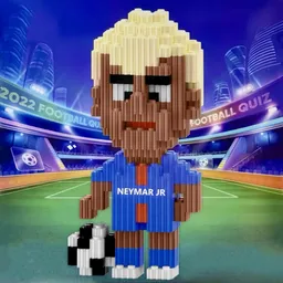 Juego Mini Bloques Tipo Lego Jugadores Fútbol - Neymar