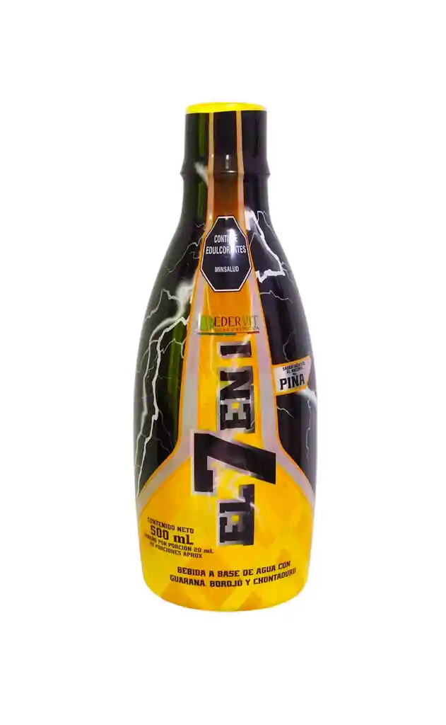 Jarabe De Edervit 7 En 1 X 500 Ml Sabor A Piña