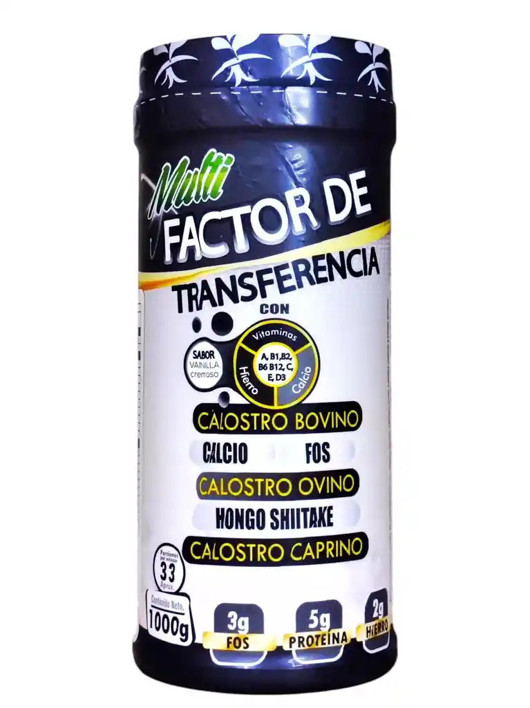 Factor De Transferencia X 1.000 Gr Sabor A Vainilla Cremoso De Natural Life