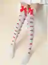 Media Liguero Disfraz Red Kiss Sexy Cosplay Halloween