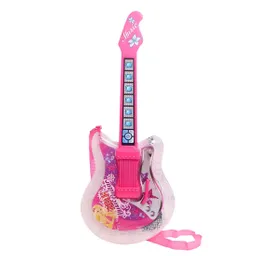 Guitarra De Juguete Con Microfono Juguete Niñas + Baterias