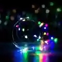 Luces De Navidad Luz Led Multicolor De Pila X3 Metros