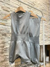 Enterizo Deportivo Mono Lumi Gris Talla M