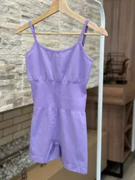 Enterizo Deportivo Mono Essential Púrpura Talla M