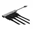 Hub Multipuerto Zapatilla Slim Usb 3.0 4 Puertos Trust Halyx