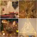 Luces De Navidad Luz Led Cálida De Pila X3 Metros