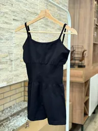 Enterizo Deportivo Mono Essential Negro Talla S