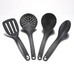 Imusa Juego Utensilios Negro Esencial