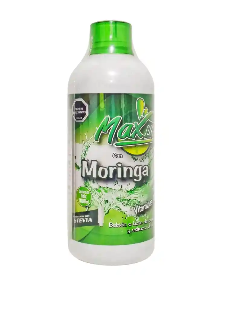 Jarabe De Natural Life Moringa X 1000 Ml Sabor A Menta