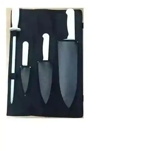 Cuchillos Tramontina Chef-chaira 12 Pulg Original Funda Dob Blanco