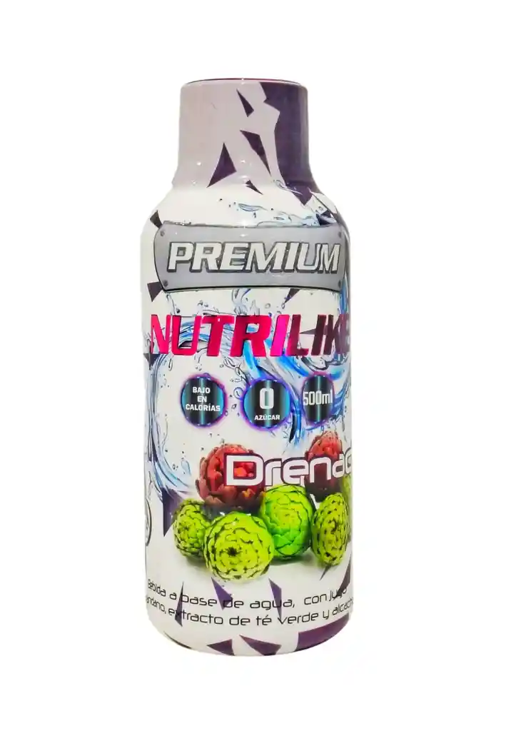 Jarabe De Natural Life Drenador X 500 Ml Sabor A Menta
