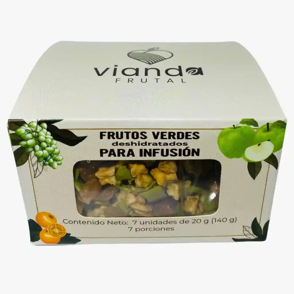 Infusion Frutos Verdes Deshidratados X7und Vianda