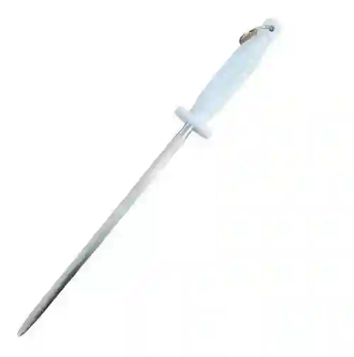 Chaira Afilador De Cuchillo Mango Antibacteriano 12 Pulgadas Blanco