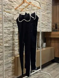 Enterizo Deportivo Mono Sport Negro Talla S