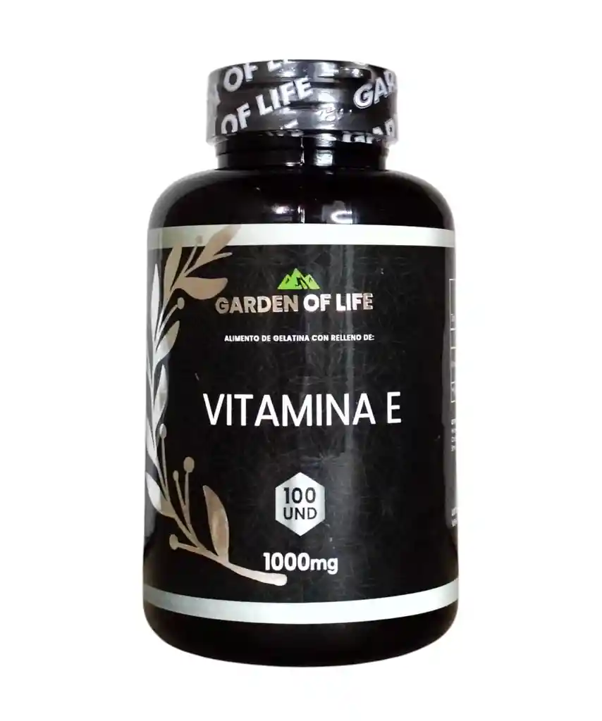 Vitamina E X 100 Softgel De 1.000 Mg De Garden Of Life Sabor Neutro