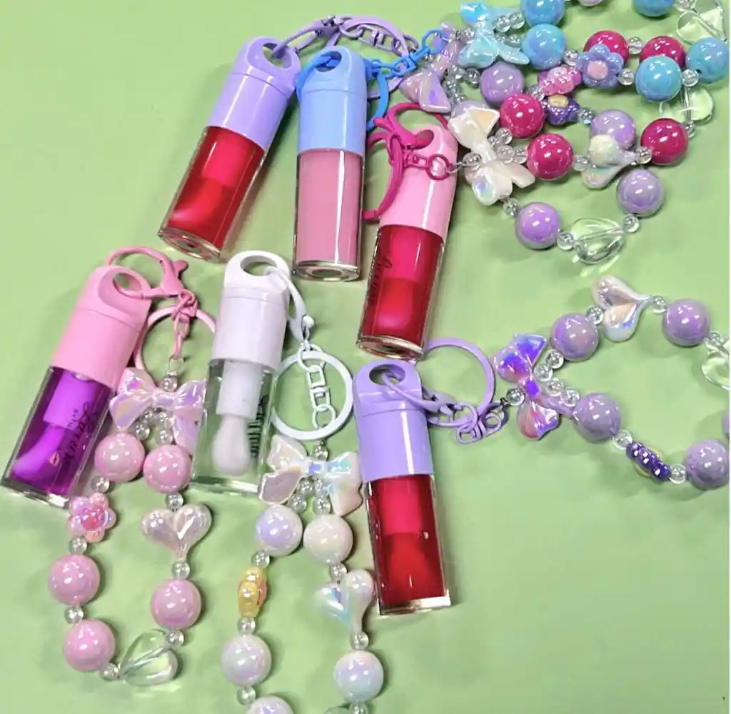 Brillo Labial Lip Gloss Con Llavero Cosmetics