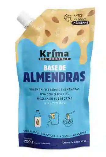 Base Para Leche Almendras Krima