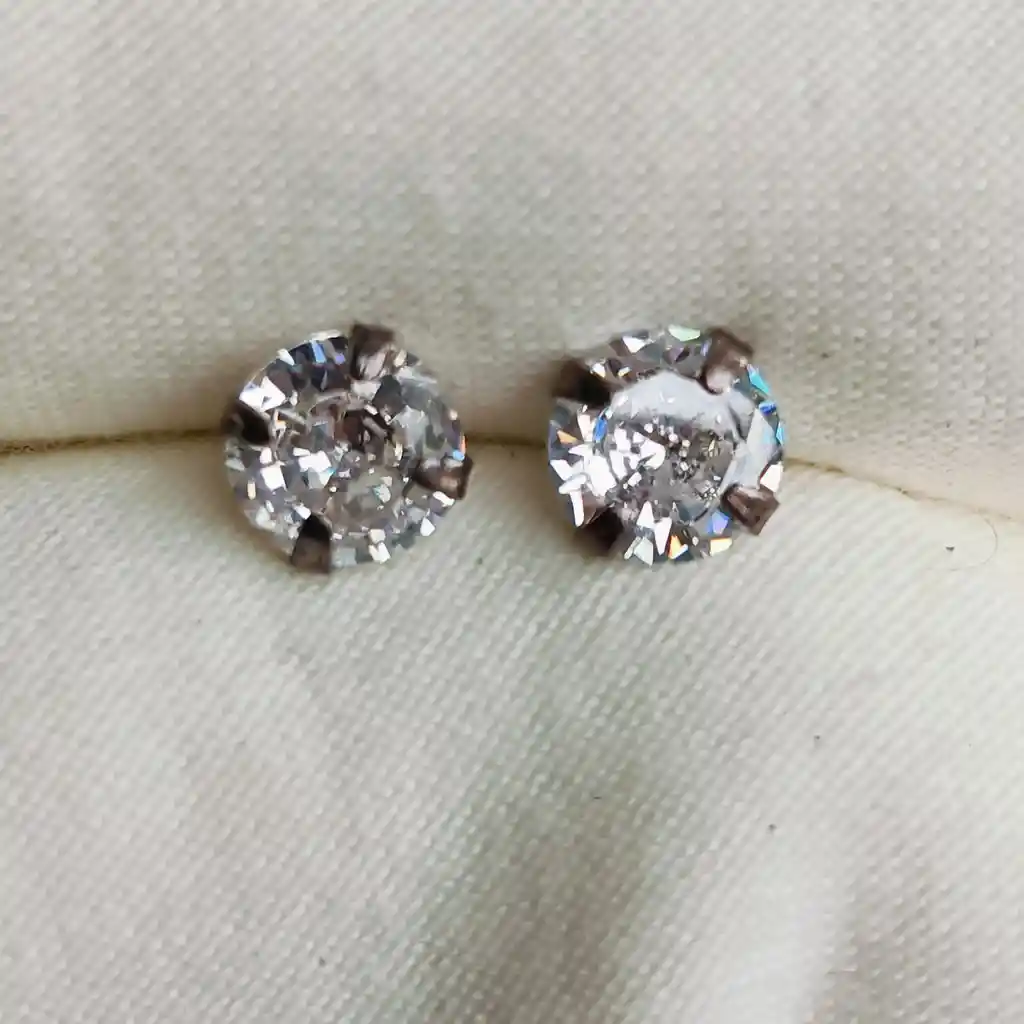 Topos En Plata 925-piedra-7ml