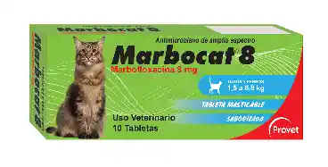 Marbocat 8 Caja X 10 Tabletas (gatos)