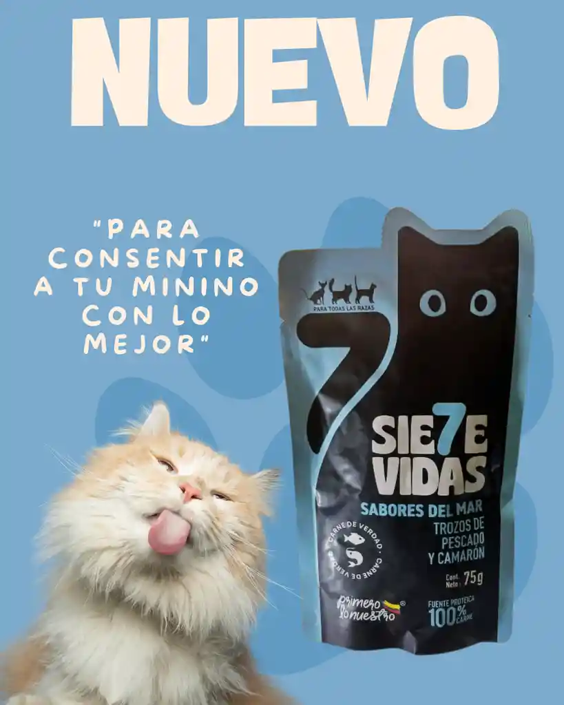 Pouch 7 Vidas Sabores Del Mar X 75gr