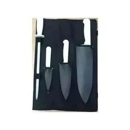 Cuchillos Tramontina Para Chef +chaira 8 Pulg Venezia Negro/blanco, Funda Doblar