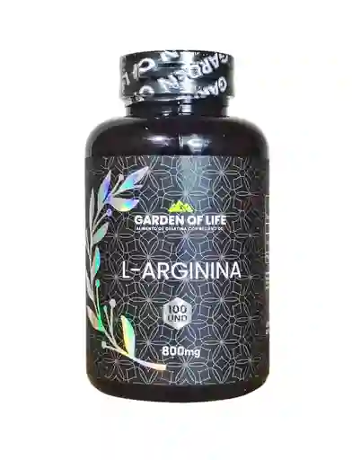 L-arginina De 100 Softgels De 800 Mg De Garden Of Life Sabor Neutro