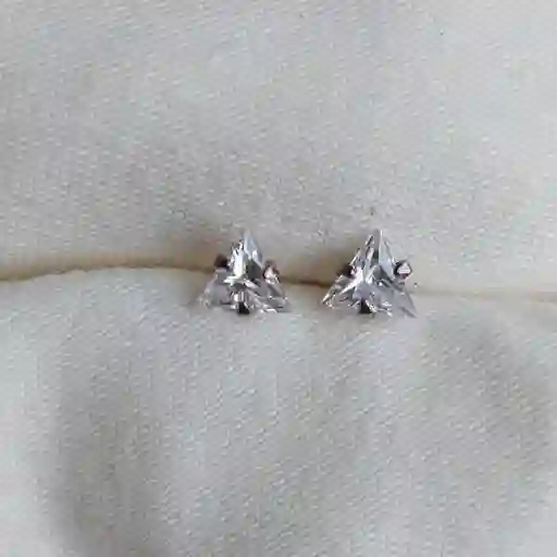 Aretes Geometría Plata 925 -5ml