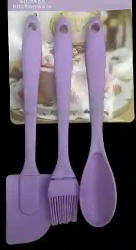 Set Pala Brocha Cucharon 21cm