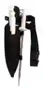 Cuchillos Tramontina Para Chef +chaira 8 Pulg Funda Cintura Negro/blanco