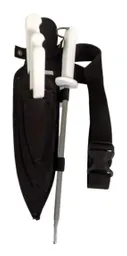 Cuchillos Tramontina Para Chef +chaira 8 Pulg Funda Cintura Negro/blanco
