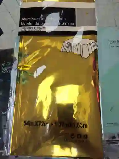 Mantel De Cumpleaños Metalizado