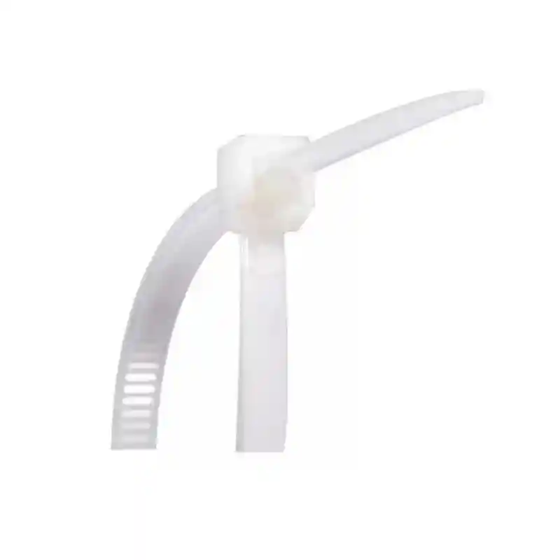 Amarres Plásticos Abrazaderas De Tensión Blancos 4.8 X 300 mm x 50 Pcs