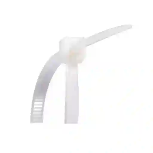 Amarres Plásticos Abrazaderas De Tensión Blancos 4.8 X 300 mm x 20 Pcs