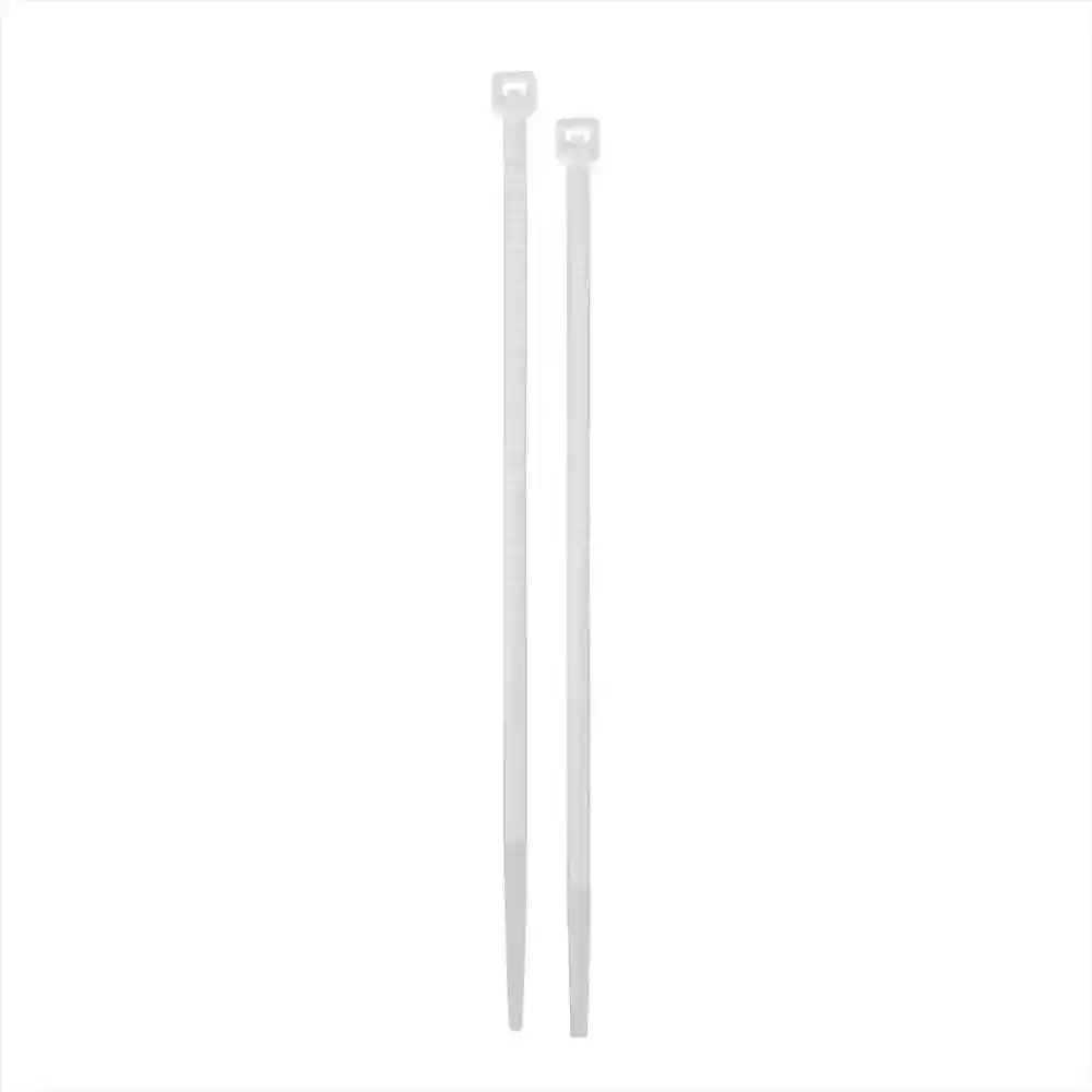 Amarres Plásticos Abrazaderas De Tensión Blancos 4.8 X 300 mm x 20 Pcs