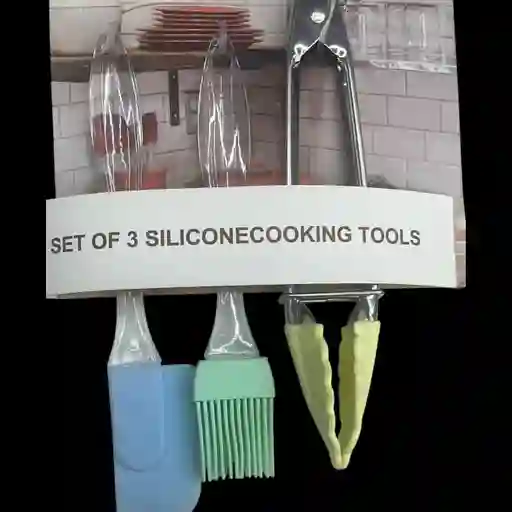 Set Pala Brocha Pinzas 20cm