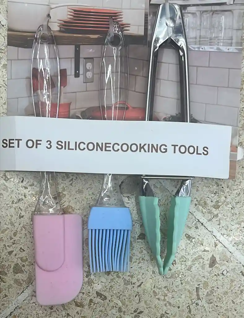 Set Pala Brocha Pinzas 20cm