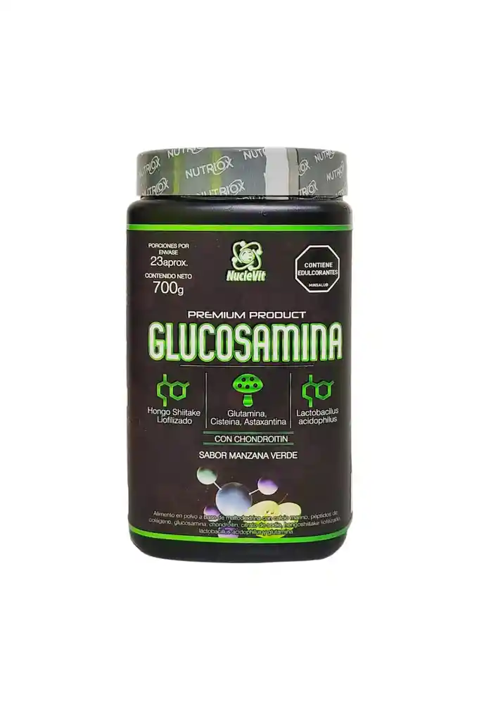 Multivitaminico De Natural Life Glucosamina X 700 Gr Sabor A Manzana Verde