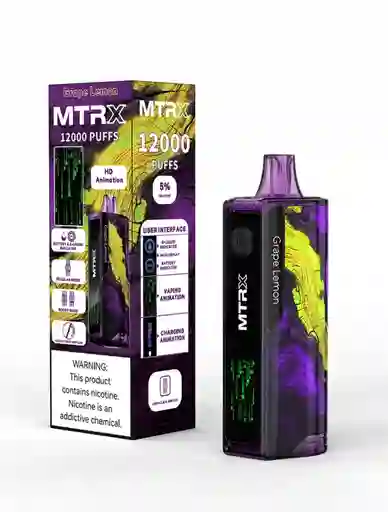 Vape Mtrx 12000 Grape Lemon