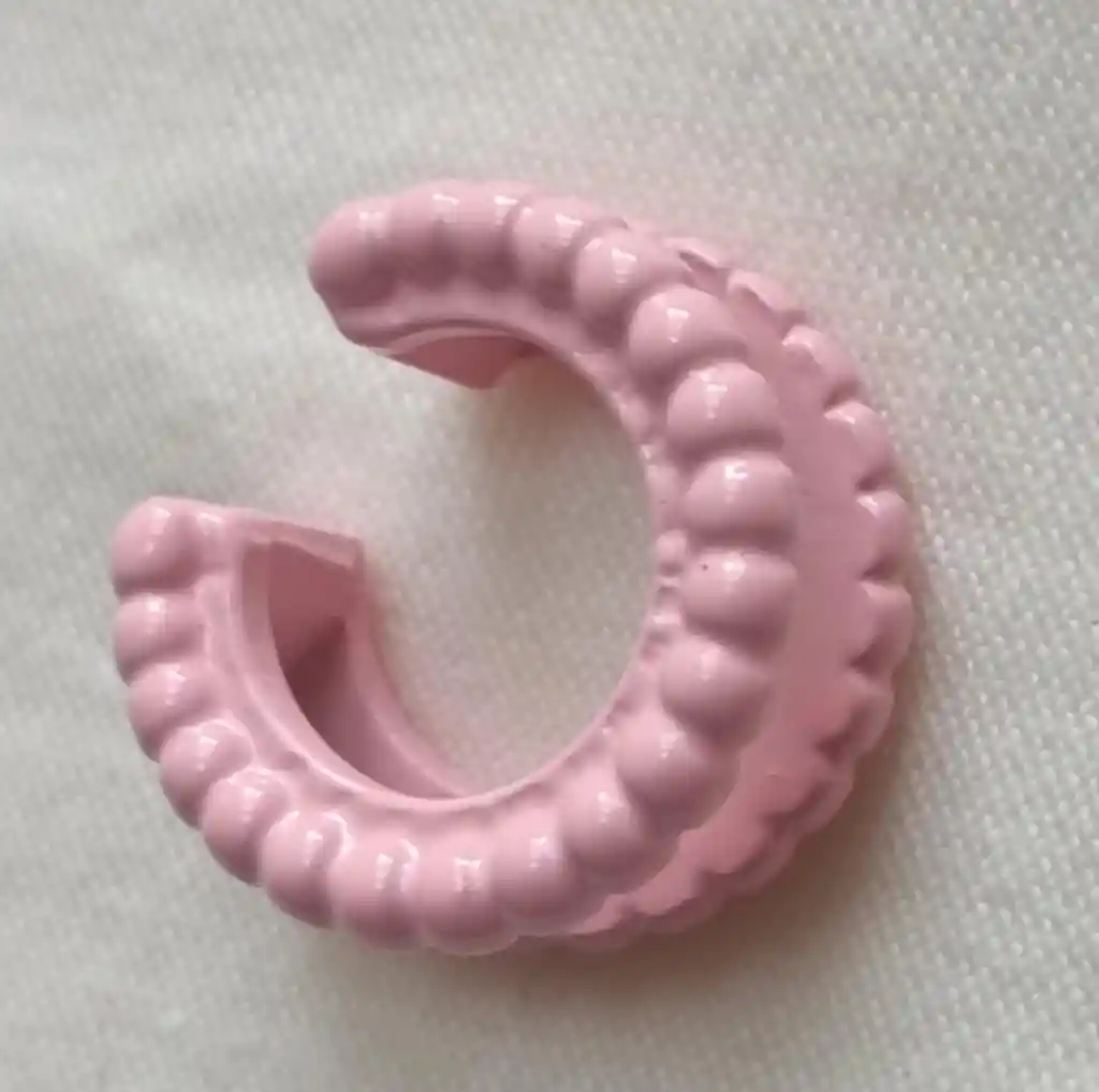 Ear Cuff Rosa Doble Linea