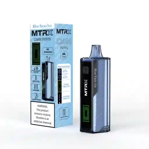 Vape Mtrx 12000 Blue Razz Ice