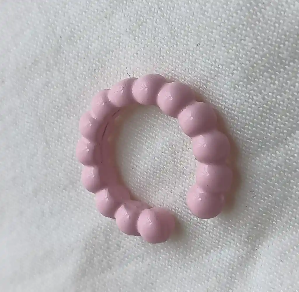 Ear Cuff Rosa Una Linea