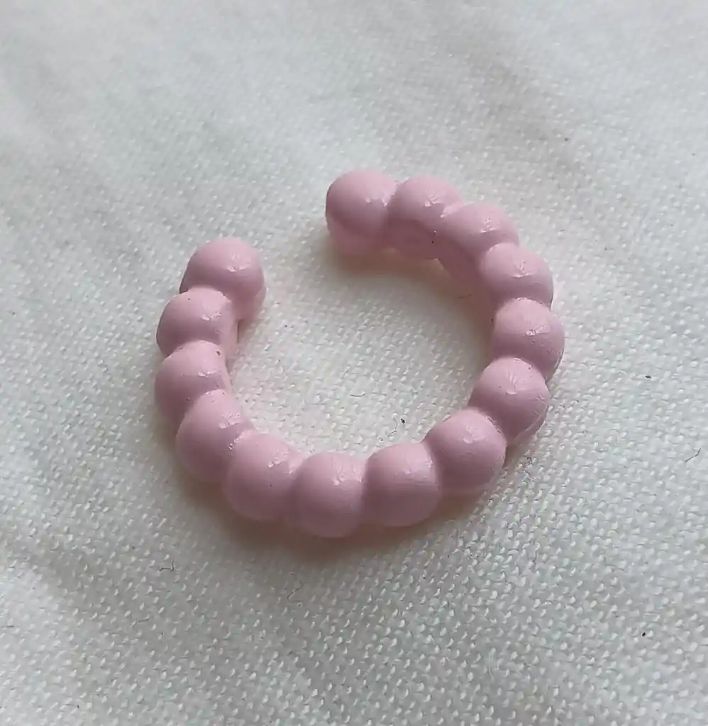 Ear Cuff Rosa Una Linea