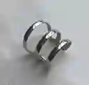 Ear Cuff Acero 3 Lineas Plateado