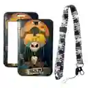 Porta Carnet Con Lanyard El Extraño Mundo De Jack