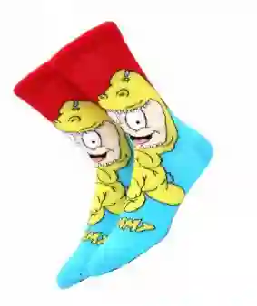Regalo Calcetines Divertidos Animados Tommy Pickles Rugrats - Medias Adulto
