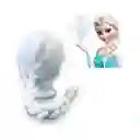 Peluca Blanca Trenzada Larga 78 Cm Princesa